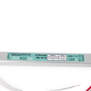 Fuente de alimentación ultra slim 12V - 18W - IP20 - Barcelona Led-Material eléctrico