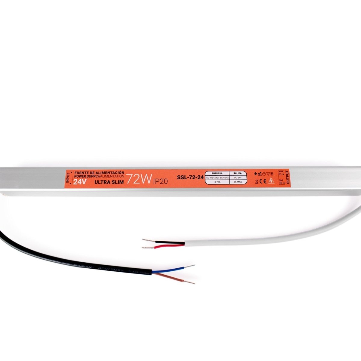 Fuente de alimentación ultra slim 24V - 72W - IP20 - Barcelona Led-Material eléctrico