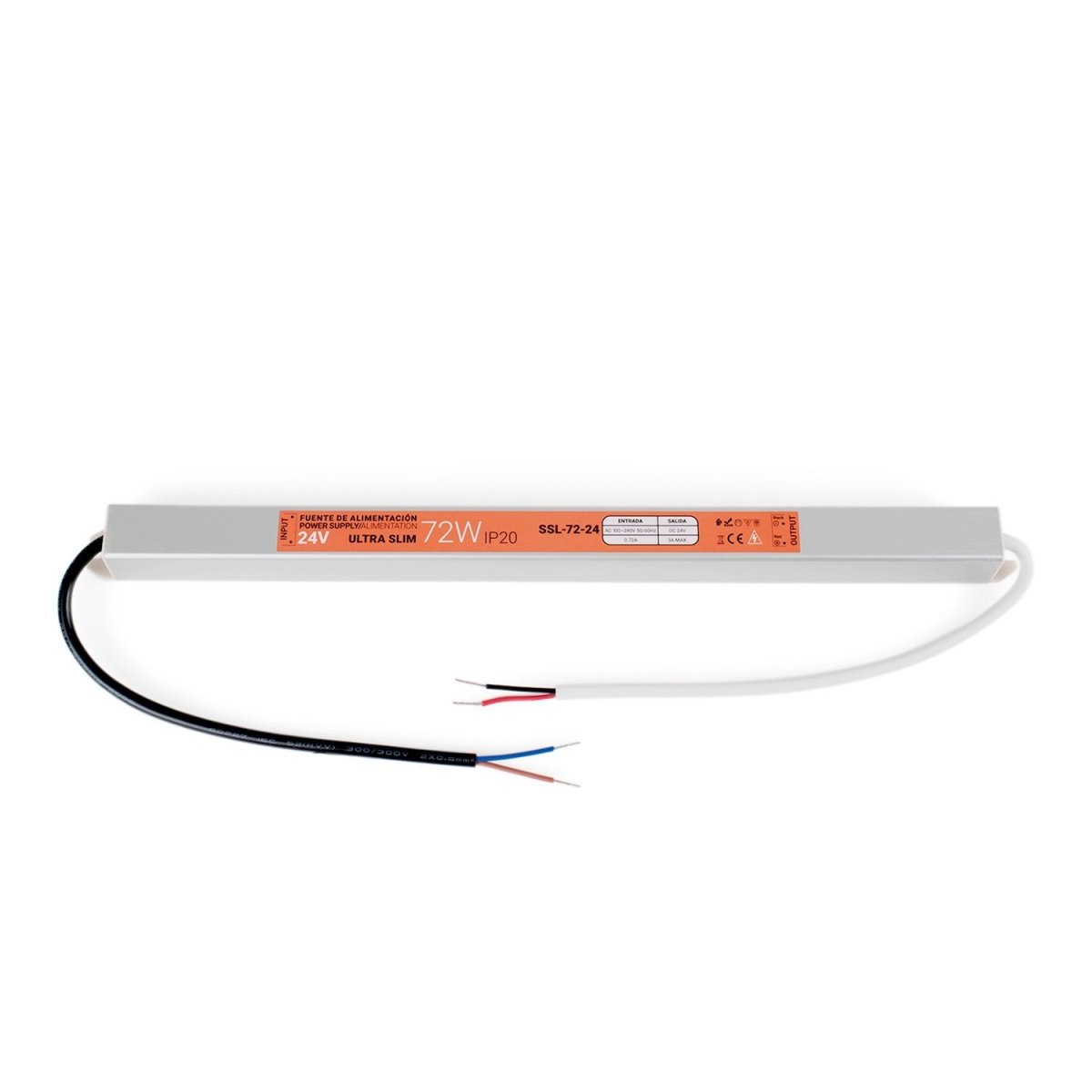 Fuente de alimentación ultra slim 24V - 72W - IP20 - Barcelona Led-Material eléctrico