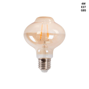 Bombilla LED filamento E27 G85 - 4W - Vintage Gold - 2200K (5)