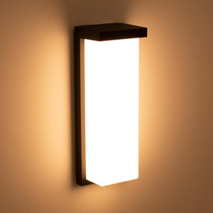 Aplique de pared exterior en aluminio "Retal" - Potencia ajustable: 18W-20W-22W - CCT- IP65 - Barcelona Led-Decoración