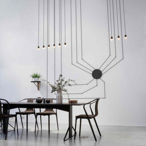 Lámpara colgante de diseño "Nébula" - 9x6W (16)