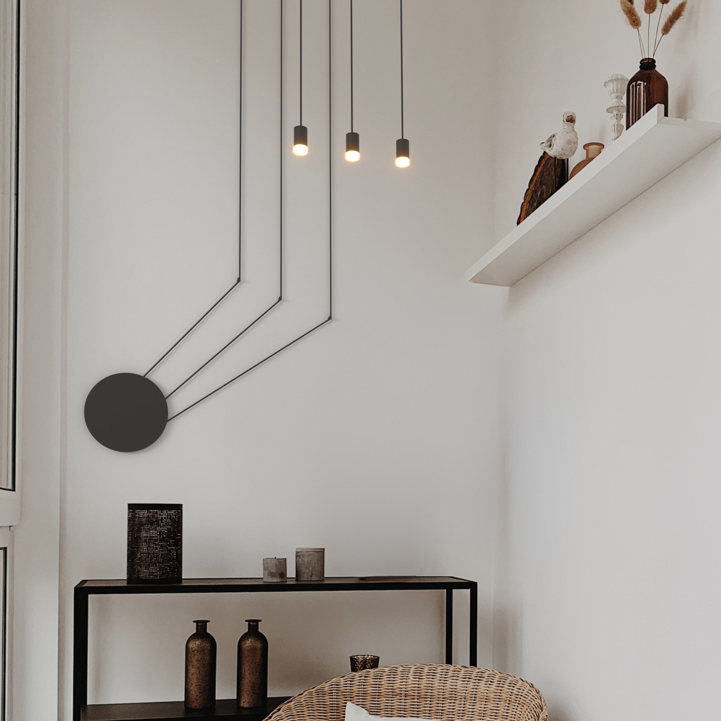Lámpara colgante de diseño "Nébula" - 3x6W (1)