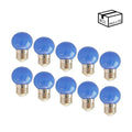 Set van 10 E27 1W LED-lampen 1 kleur 4