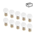 Pack de 10 Bombillas LED E27 1W de un color 5