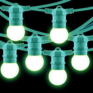 Kit guirnalda luces exterior 10 metros + 10 bombillas LED E27 1W - IP44 - Blanco cálido - Barcelona Led-