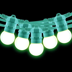 Kit guirnalda luces exterior 10 metros + 10 bombillas LED E27 1W - IP44 - Blanco cálido - Barcelona Led-