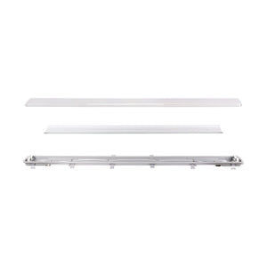 Pantalla estanca para 2 tubos LED 120cm - IP65 - Barcelona Led-