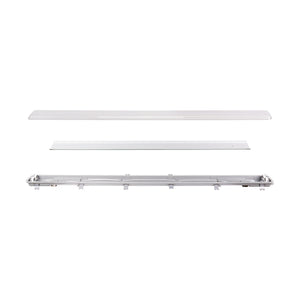 Pantalla estanca para 2 tubos LED 120cm - IP65 (4)