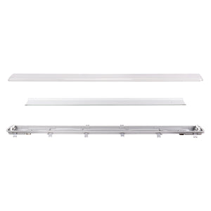 Pantalla estanca para 2 tubos LED 150cm - IP65 - Barcelona Led-