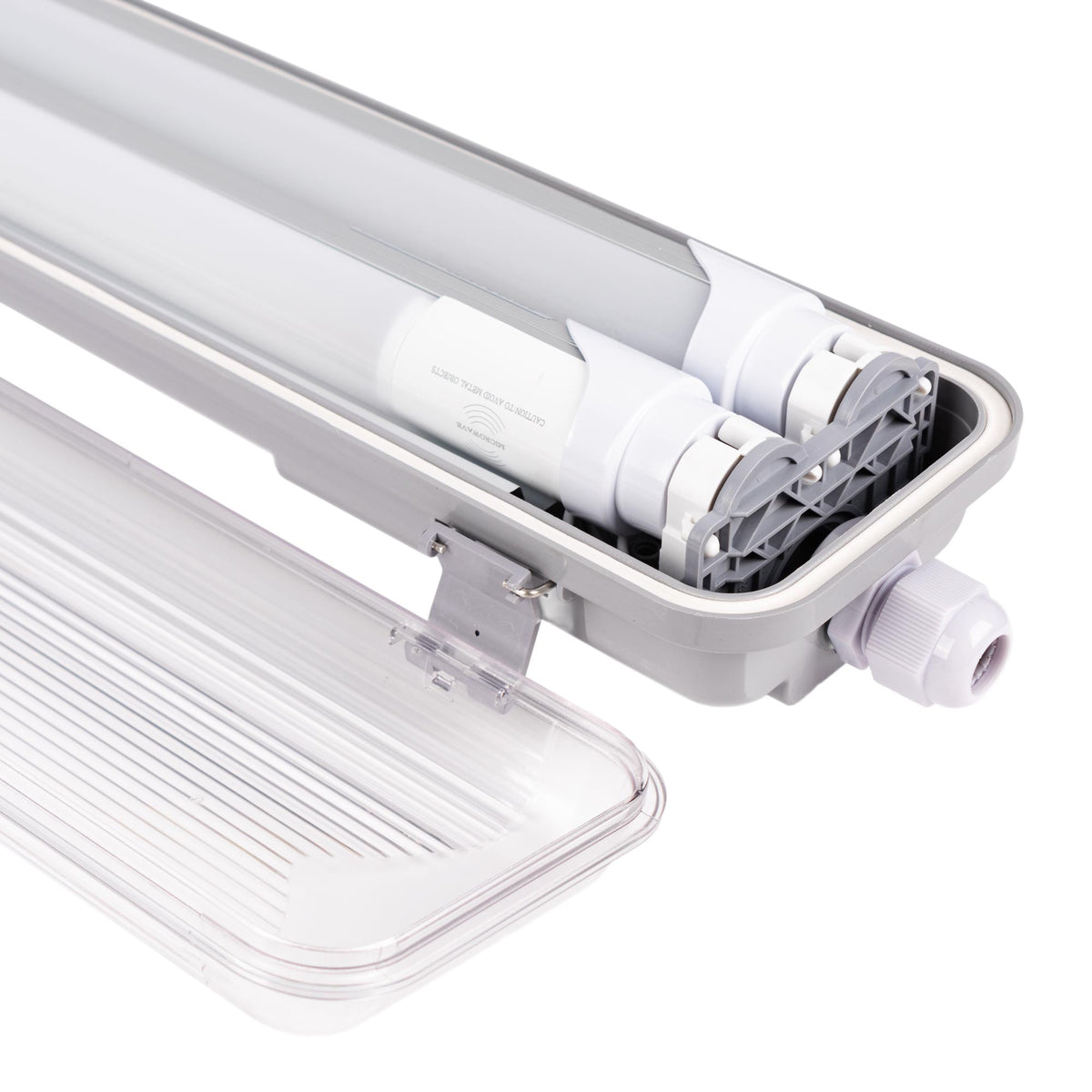Pantalla estanca para 2 tubos LED 150cm - IP65 (1)