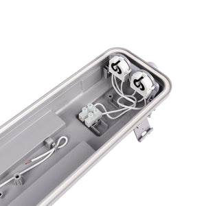 Pantalla estanca ECO CLIMATE - 2 tubos LED T8 - 150cm - Clips plásticos - IP65 (9)