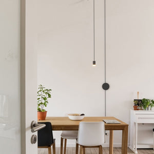 Lámpara colgante de diseño "Nébula" con enchufe e interruptor - 1x6W (1)