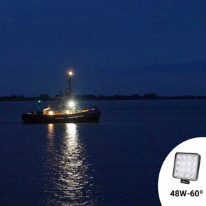 Faro LED 4x4 todoterreno - 48W - 10-40V DC - 4 Pulgadas - 2000lm - Ángulo 60º (11)