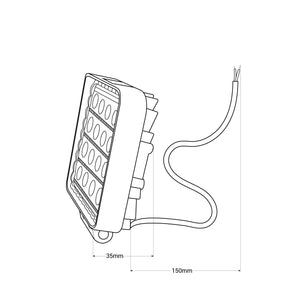 Faro LED 4x4 todoterreno - 48W - 10-40V DC - 4 Pulgadas - 2000lm - Ángulo 60º (12)
