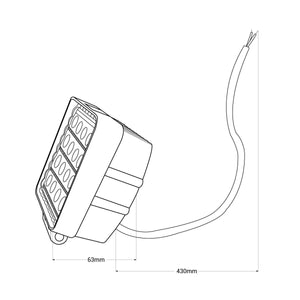 Faro LED 4x4 todoterreno - 80W - 10-40V DC - 4 Pulgadas - 8000lm - Ángulo 60º - Barcelona Led-