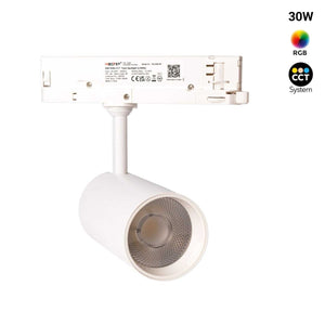 Foco carril trifásico LED RGB + CCT - 30W - Mi Light - Barcelona Led-