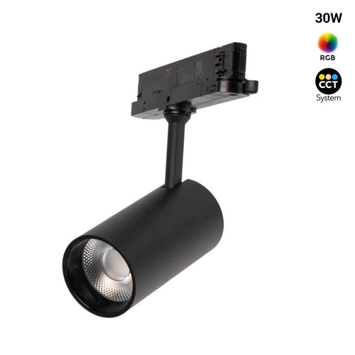 RGB + CCT three-phase LED track spotlight - 30W - Mi Light