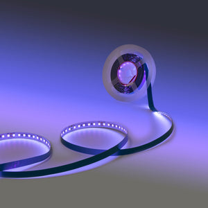Tira LED 24V DC - 18W/m - Ultravioleta - 10mm - IP20 - 5 metros - SMD2835 120ch/m (1)