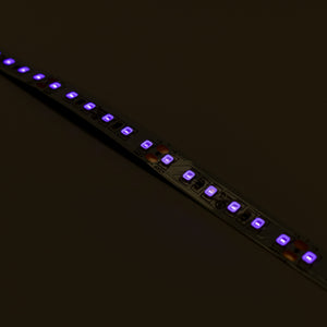 Tira LED 24V DC - 18W/m - Ultravioleta - 10mm - IP20 - 5 metros - SMD2835 120ch/m (4)