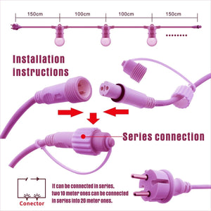Guirnalda decorativa exterior 10 metros - IP44 - Barcelona Led-