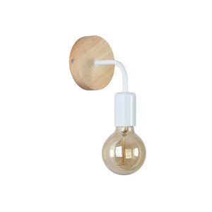 Aplique de pared de madera y metal "Morgan" - Barcelona Led-Decoración