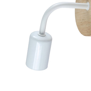 Aplique de pared de madera y metal "Morgan" - Barcelona Led-Decoración