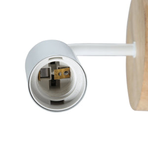 Aplique de pared de madera y metal "Morgan" - Barcelona Led-Decoración