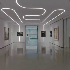 Funda de silicona flexible empotrable para convertir tira LED a neón - 30x20mm - 5 metros - Curvatura vertical (11)