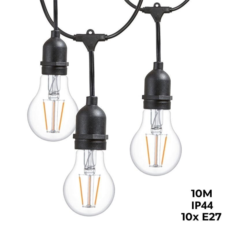 Guirnalda decorativa exterior 10 metros - IP44 - Barcelona Led-