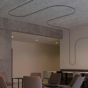 Funda de silicona flexible negra para convertir tira LED a neón - 16x16mm - 5 metros - Curvatura vertical (7)