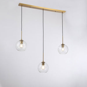 Lámpara colgante cristal triple "Merce" - 3 x E27 - Barcelona Led-Decoración