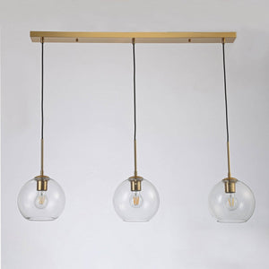 Lámpara colgante cristal triple "Merce" - 3 x E27 - Barcelona Led-Decoración