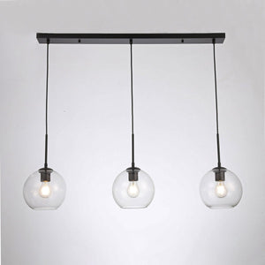 Lámpara colgante cristal triple "Merce" - 3 x E27 - Barcelona Led-Decoración