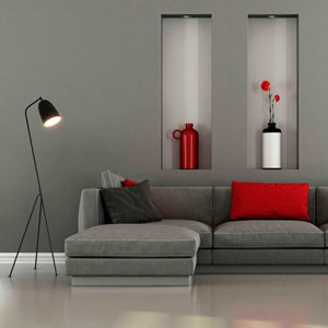 Lámpara de pie de diseño "Shoppen" - Barcelona Led-Decoración