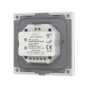 Panel de control táctil RGB - DMX y RF 2.4GHz - 4 zonas - Skydance (1)