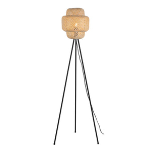 Lámpara de pie de mimbre "Onna" (4)