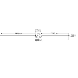 Lámpara de pie de mimbre "Onna" (14)