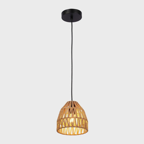 Hanglamp gevlochten papier