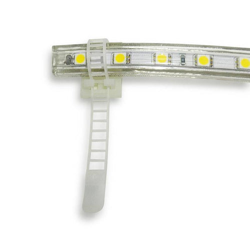 Plastic cable tie for LED Strips with 3M adhesive base