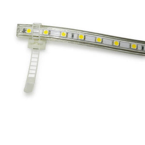 Brida plástica para Tiras LED con base adhesiva 3M - Barcelona Led-Accesorios