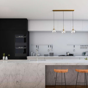 Lámpara colgante cristal triple "Merce" - 3 x E27 - Barcelona Led-Decoración