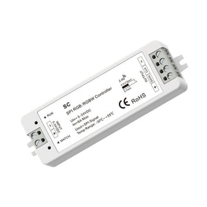 Controlador RGB / RGBW SPI para tiras LED IC inteligentes 5-24V - RF 2.4GHz