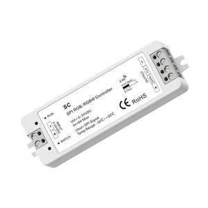 Controlador RGB / RGBW SPI para tiras LED IC inteligentes 5-24V - RF 2.4GHz - Barcelona Led-Control y regulación