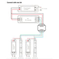 RGB/RGBW SPI signal splitter - 5-24VDC 3