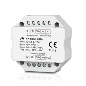 Splitter de señal RGB / RGBW - SPI - 5-24VDC