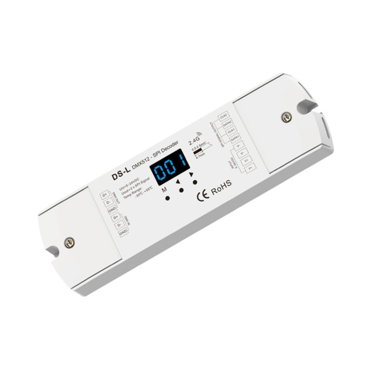 Decodificador DMX512 a SPI Pixel 5-24V DC - Controlador RF - Barcelona Led-Control y regulación