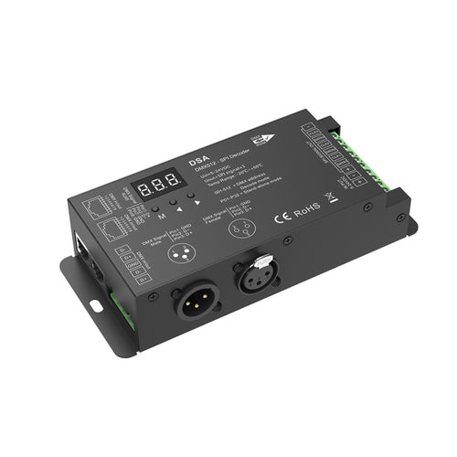Decodificador DMX512 a SPI Pixel 5-24V DC - Controlador RF - SK-DSA