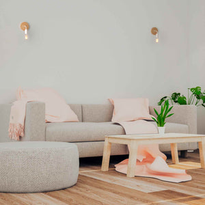 Aplique de pared de madera y metal "Morgan" (20)