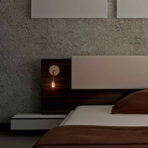 Aplique de pared de madera y metal "Morgan" - Barcelona Led-Decoración